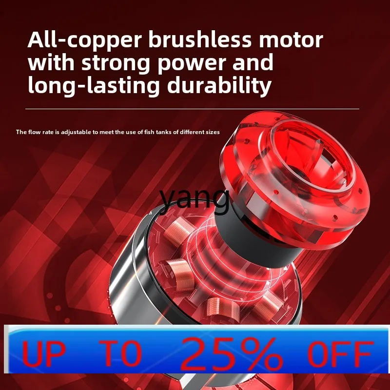 

LH fish tank water pump silent frequency conversion fish pond circulation pump amphibious filtration