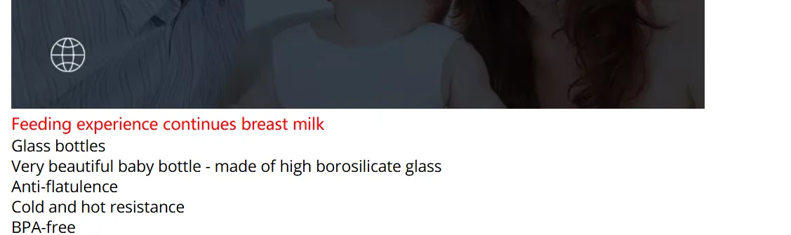 Dr.Green New Upgrade Professional Newborn baby bottles Wide Mouth Bottle High borosilicate Glass 150mL/240mL Washable Bottles