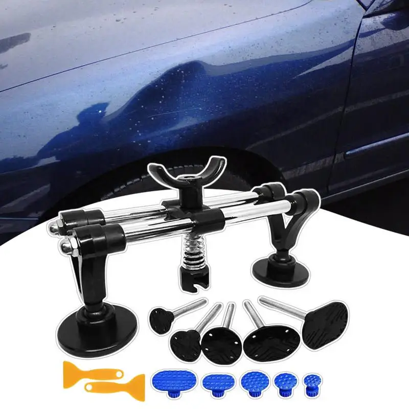 

Dent Puller Kit Dent Removal Tool Kit Steel Dent Puller With Double Pole Multifunctional Dent Puller For Auto Dent Removal Door