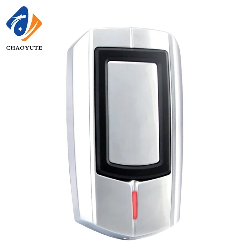

Outdoor waterproof metal access card reader 125kHz supports RS485/RS232/TTL communication 13.56MHz NFC card swiper IC control re