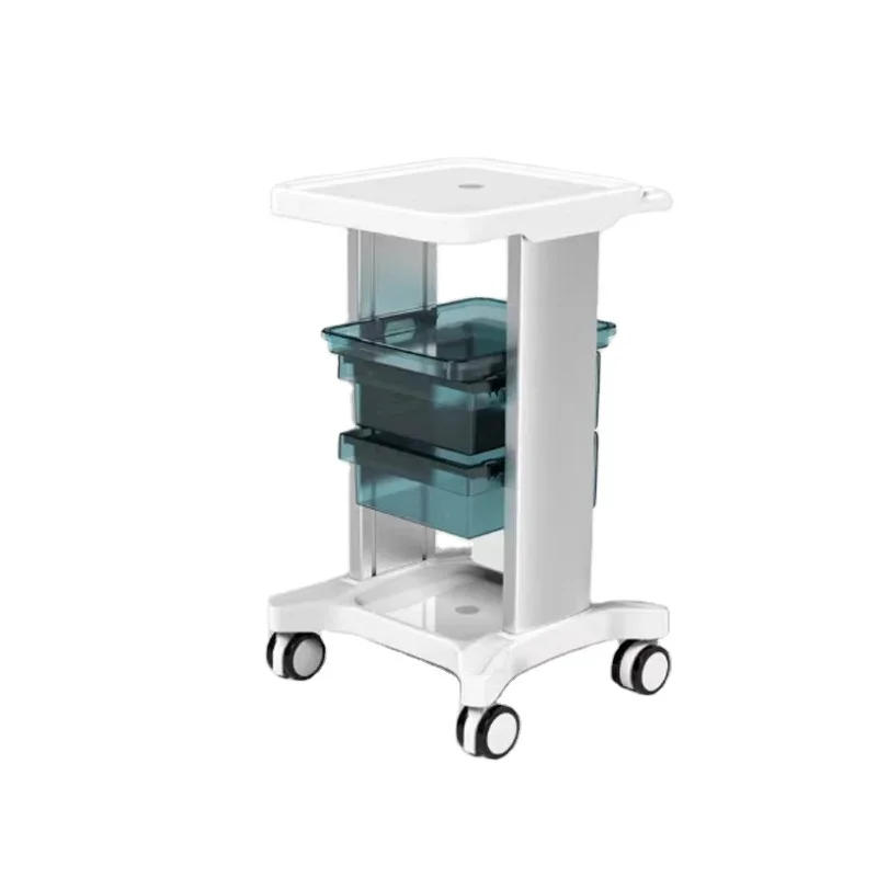 Height Adjustable Rolling Trolley Cart Storage Stand For Spa Tattoo Barber Service Laboratory Use