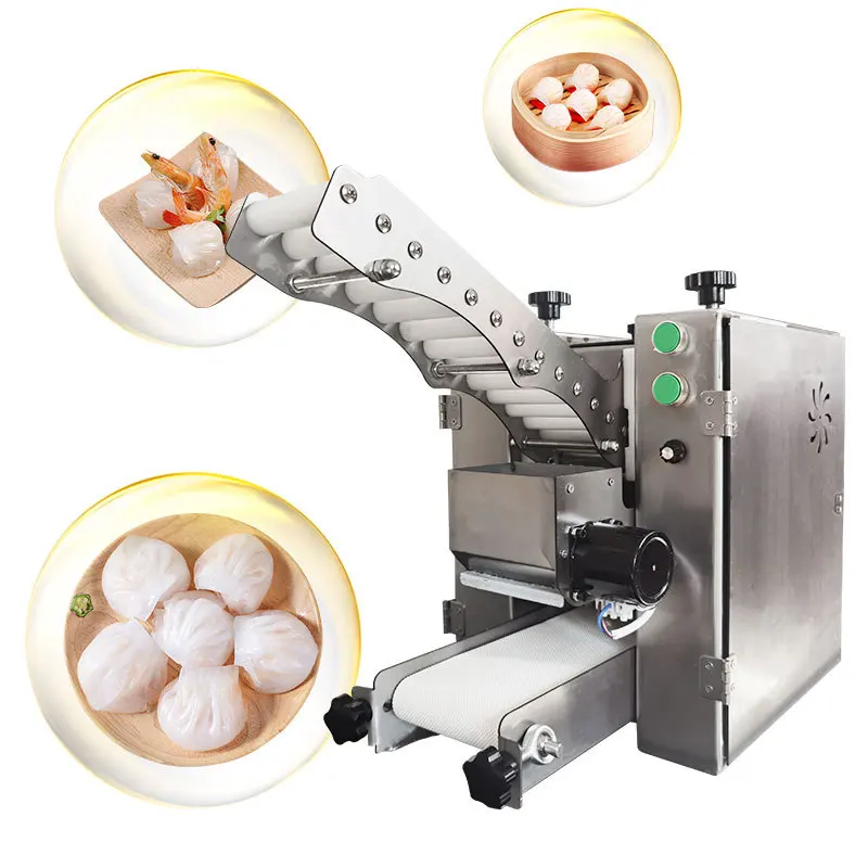 Hong Kong-style refreshment teahouse machine crystal shrimp dumpling leather machine automatic commercial crystal leather pat