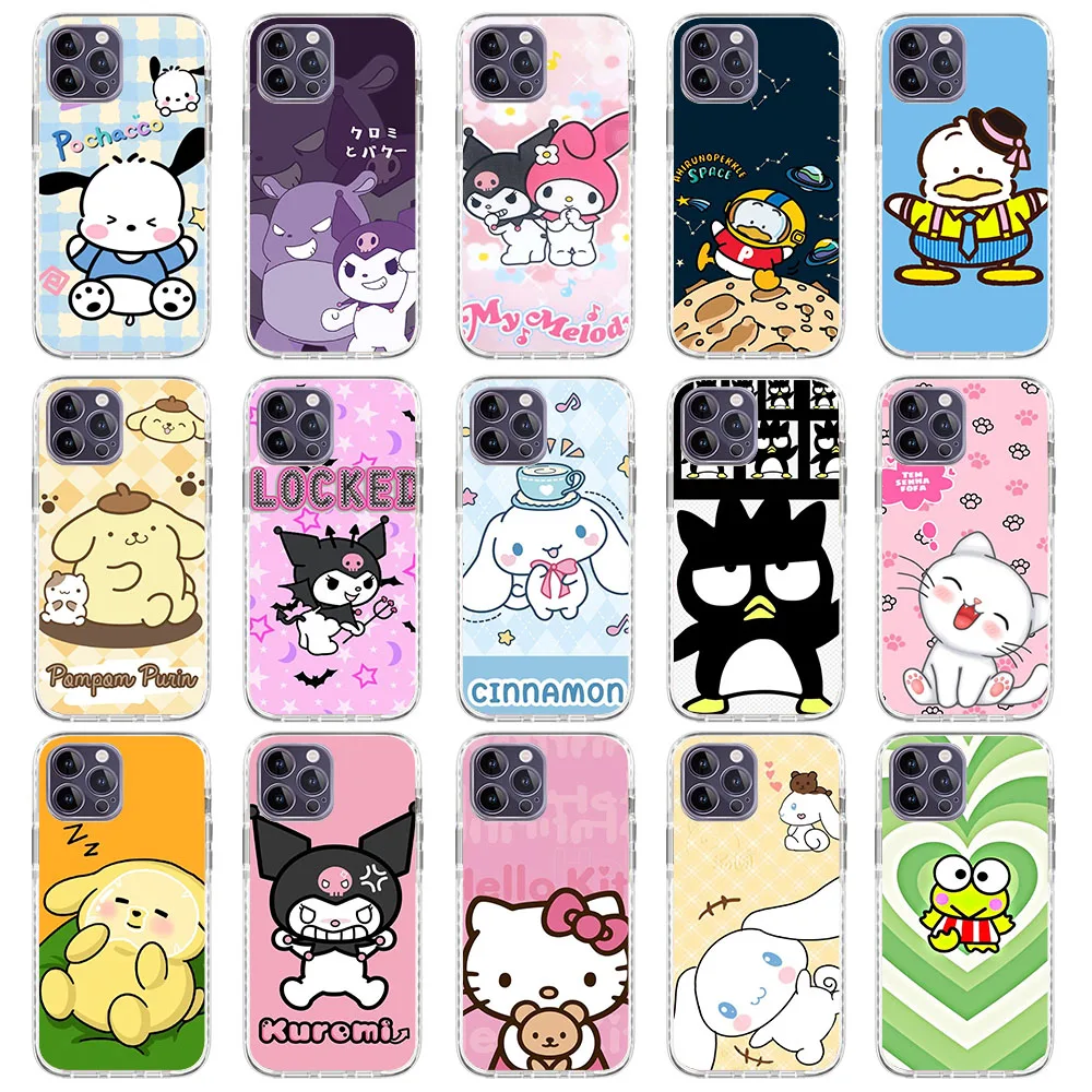 JS-98 Sanrio Soft Case For Tecno Spark  Go  6 7 7T 7P 8 8C 8P Pova 2 3 4 AIR GO LTE Pro