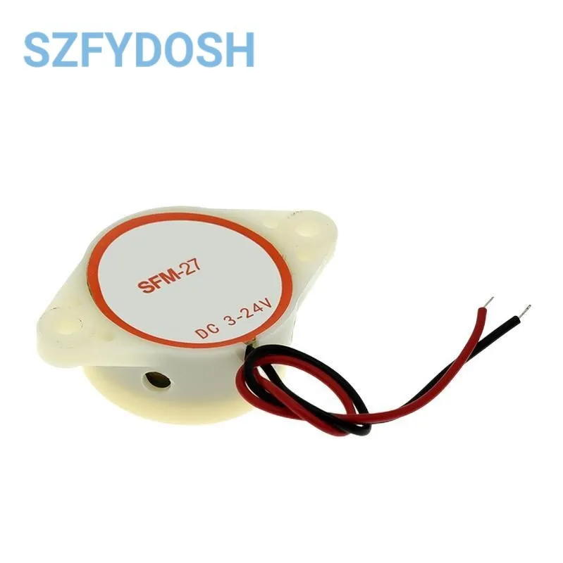 DC 3-24V 12V 85DB cicalino attivo cicalino elettronico ad alta decibel allarme acustico continuo per cicalino fai da te Arduino