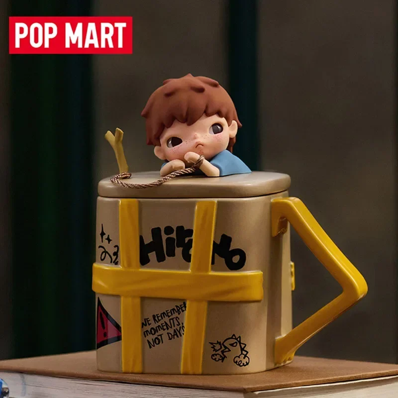 

POP MART Hirono Echo Series 3D Ceramic Cup Coffee Mug Kids Toys Dolls Cute Anime Action Figure Desktop Collection Ornaments Gift