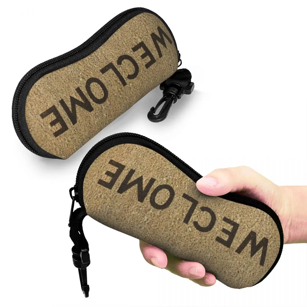 

WECLOME (Still Game) Shell Glasses Case Protective Sunglasses Box Women Men Soft Eyeglasses Bag Pouch
