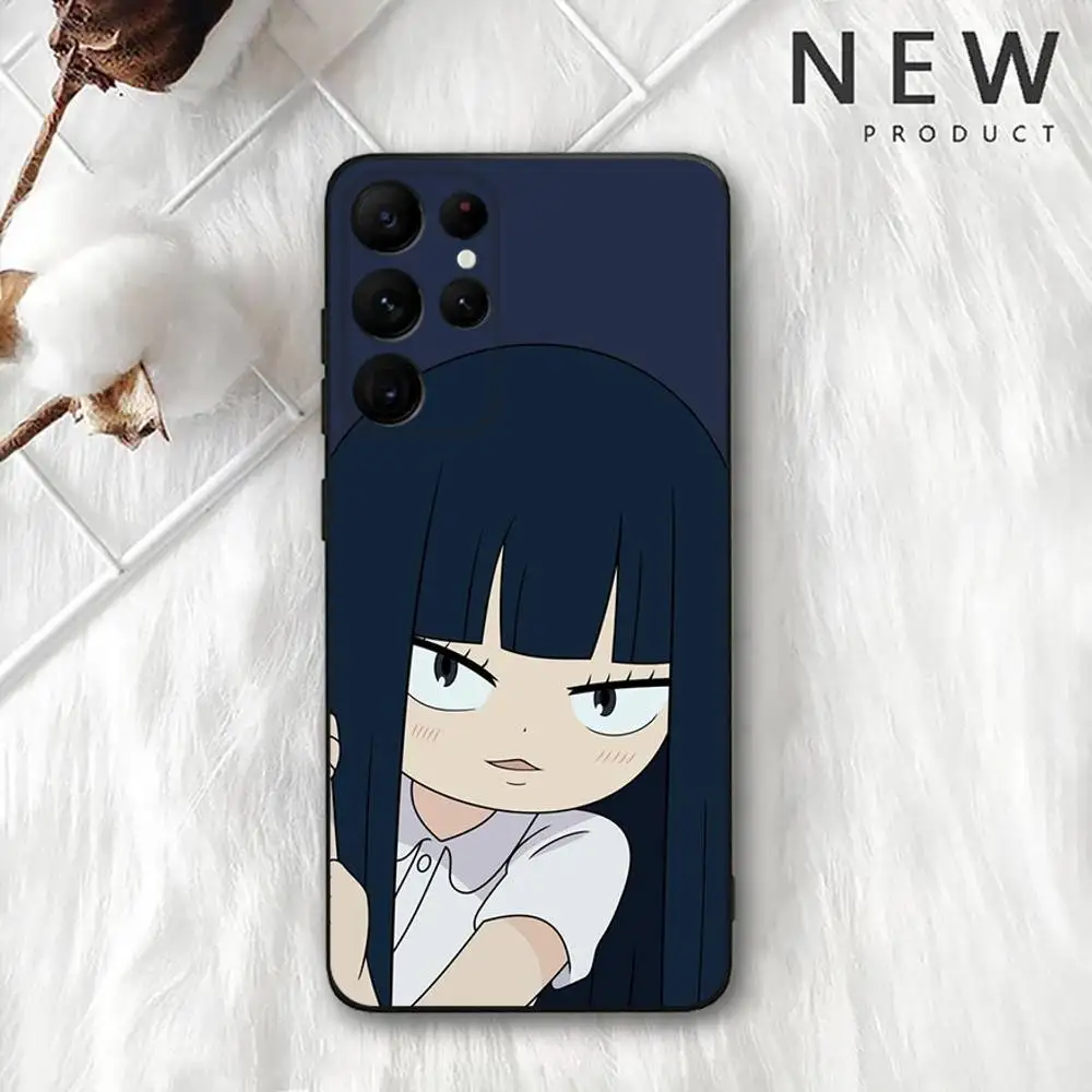 Casing Ponsel Kimi Ni Todoke Sawako untuk Samsung S 25,24,23,22,30,21,10,9,Ultra,Plus,Lite,FE,4,5G Casing Lembut Hitam
