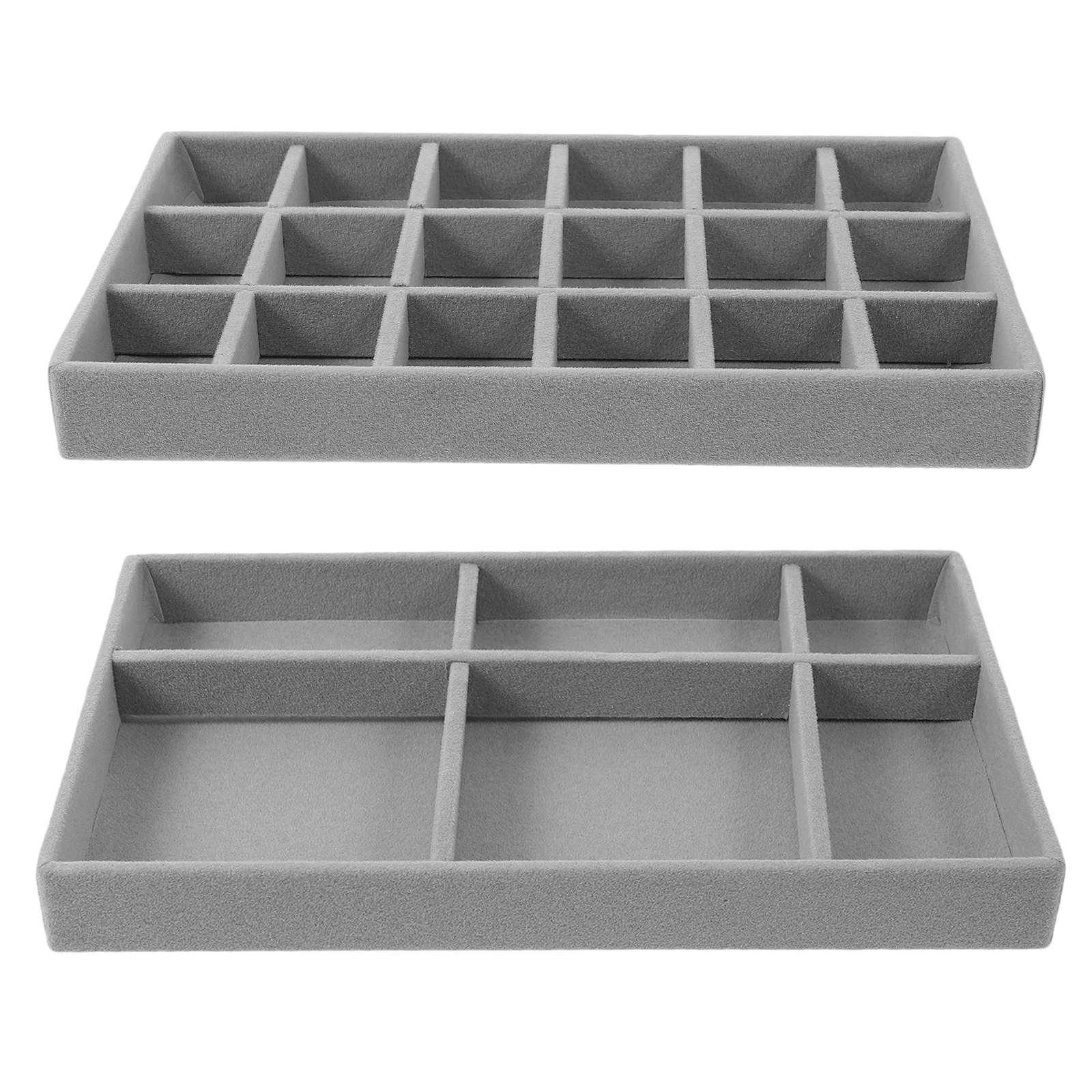 

Organizer Beading Board Tool Rings Display Tray Earrings Flocking Jewelry Storage