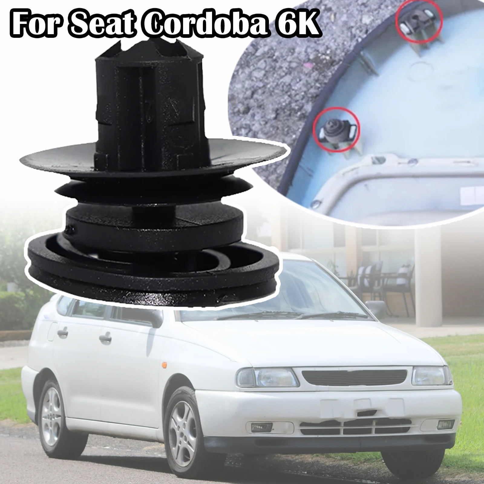 For Seat Cordoba 6K Ibiza 6L Leon 1M Toledo 2 Arosa Car Door Card Trim Panel Interior Fastener Moulding Clip Holder Accessories