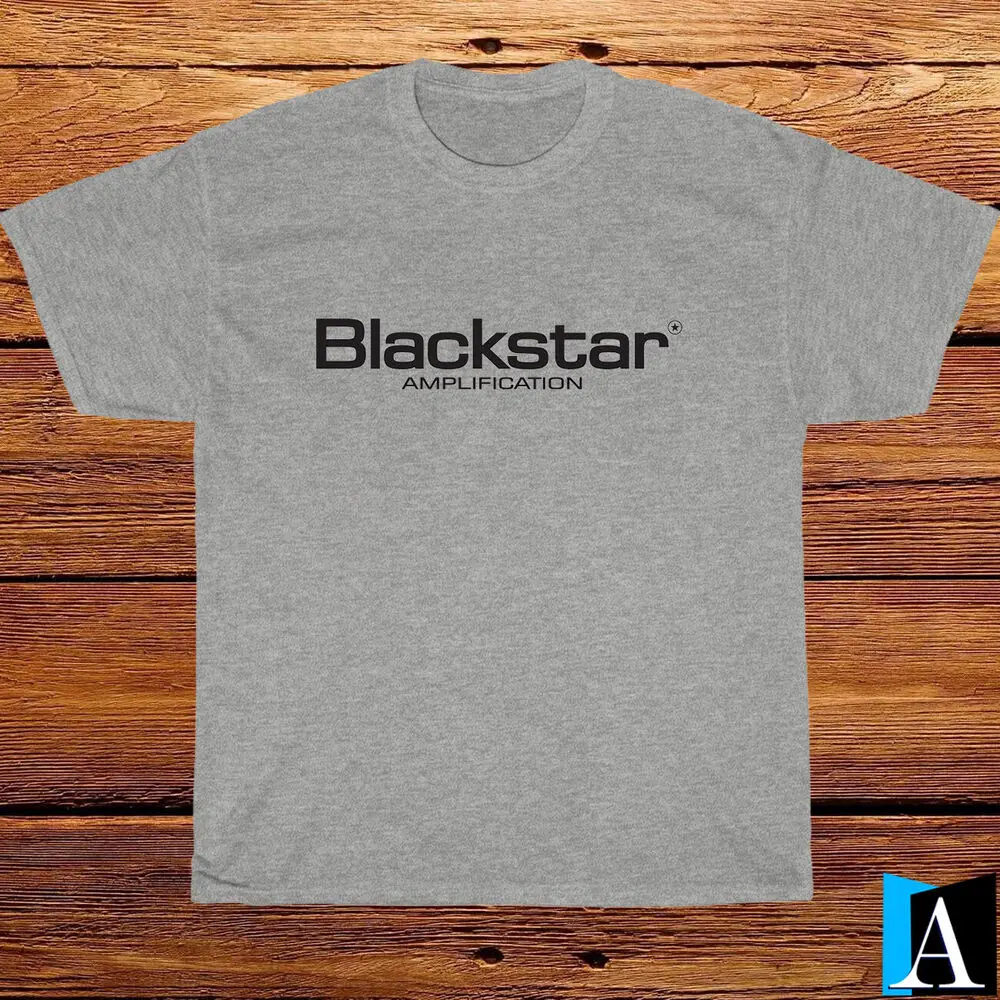 New Shirt Blackstar Amplification Music Logo Black/Grey/Navy T-Shirt Size S-3XL