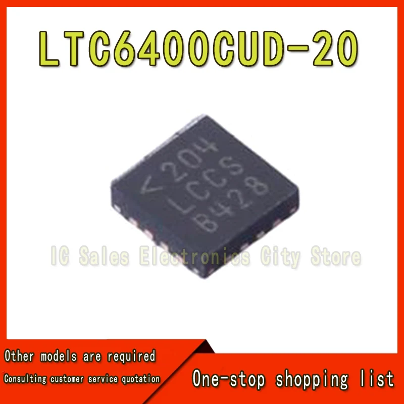 (1 Stuk) 100% nowy chipset LTC6400CUD-20 LTC6400IUD-20 Lccs QFN-16