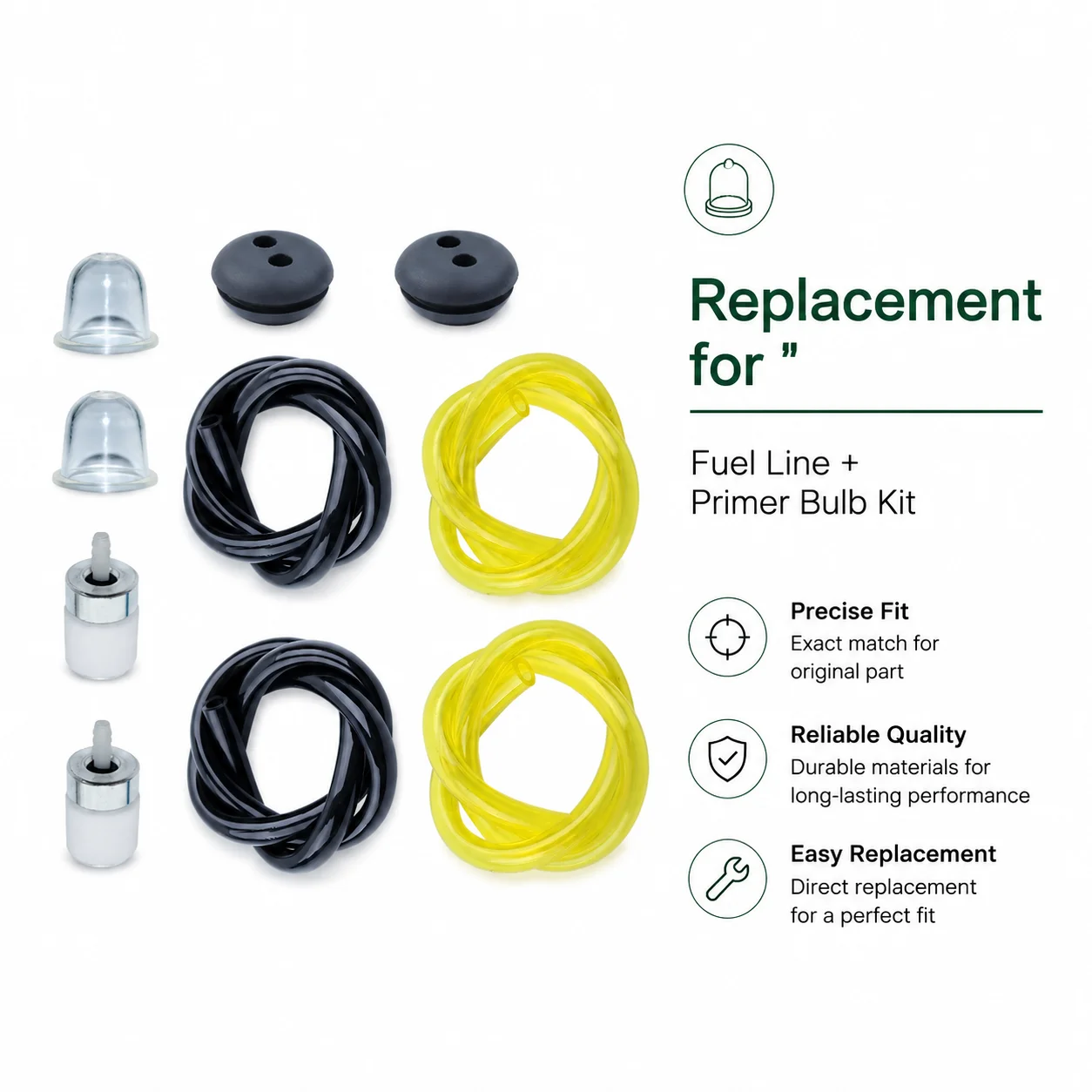 Fuel Line Oil Filter Primer Bulb Kit For RedMax EB4300 EB4401 EBZ4800 EBZ4800RH EB6200 EBZ5000 Leaf Blower Trimmer Tune Up Kit