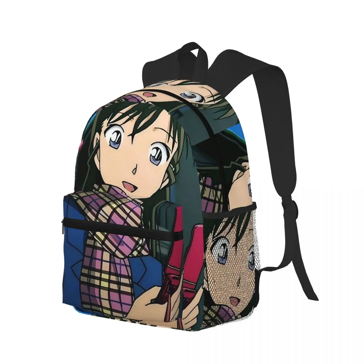 

Ran Mouri Детектив Конан Аниме Студенческий рюкзак Школьная сумка Пеший туризм Путешествия Рюкзак для мужчин Женская модная сумка для книг Сумки на плечо