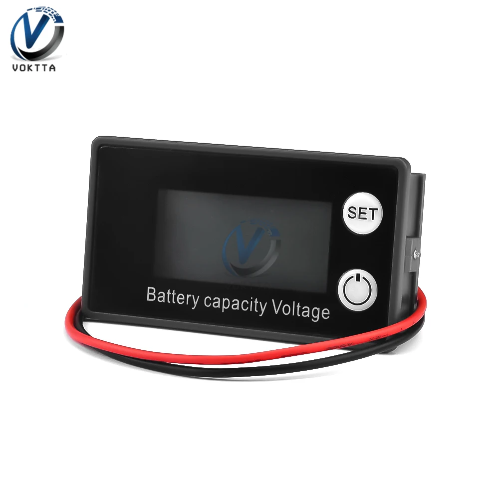 6133A DC8-100V Battery Capacity Indicator LCD Digital Power Meter Lead-acid Lithium LiFe PO4 Voltage Tester for Car Motorcycle