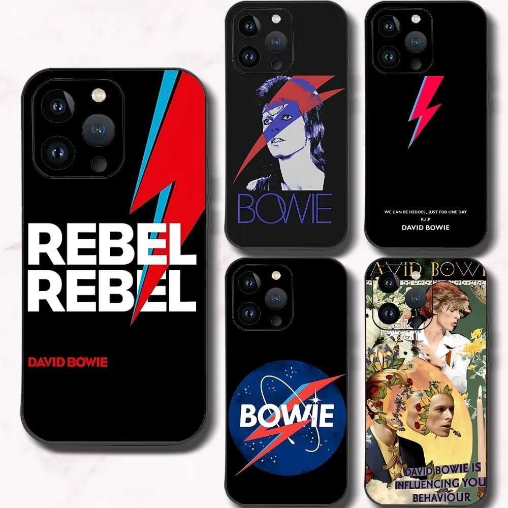 D-David Singer B-Bowie Phone Case For Iphone 15 11 13 14 15 16 Pro Max 7 8 Plus X Xr Xs Max Se2020 12mini Cover Case