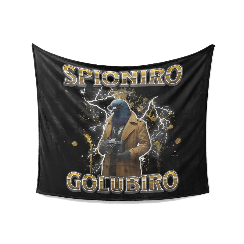 Gaslight Gatekeep Girlboss Spioniro Golubiro Throw Blanket for Women Men Girls Boys Kids Pets Dogs Cats Couch Sofa