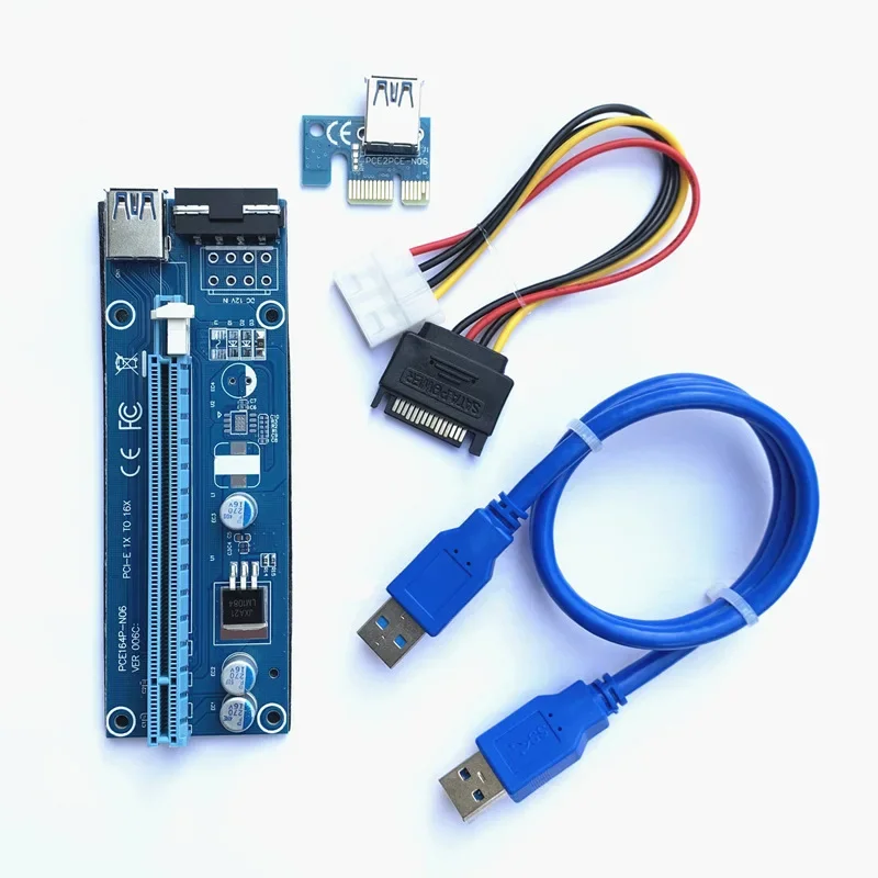 PCI-E Riser Card 60cm USB 3.0 Cable PCI Express 1X To 16X Extender PCIe Adapter for GPU Graphics Card