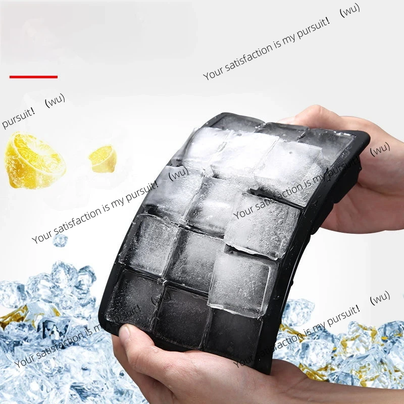 4/6 Grid Big Ice Tray Mold Giant Jumbo Large Food Grade Silicone Cube Square Tray Mold DIY Ice Maker Ice Cube Tray