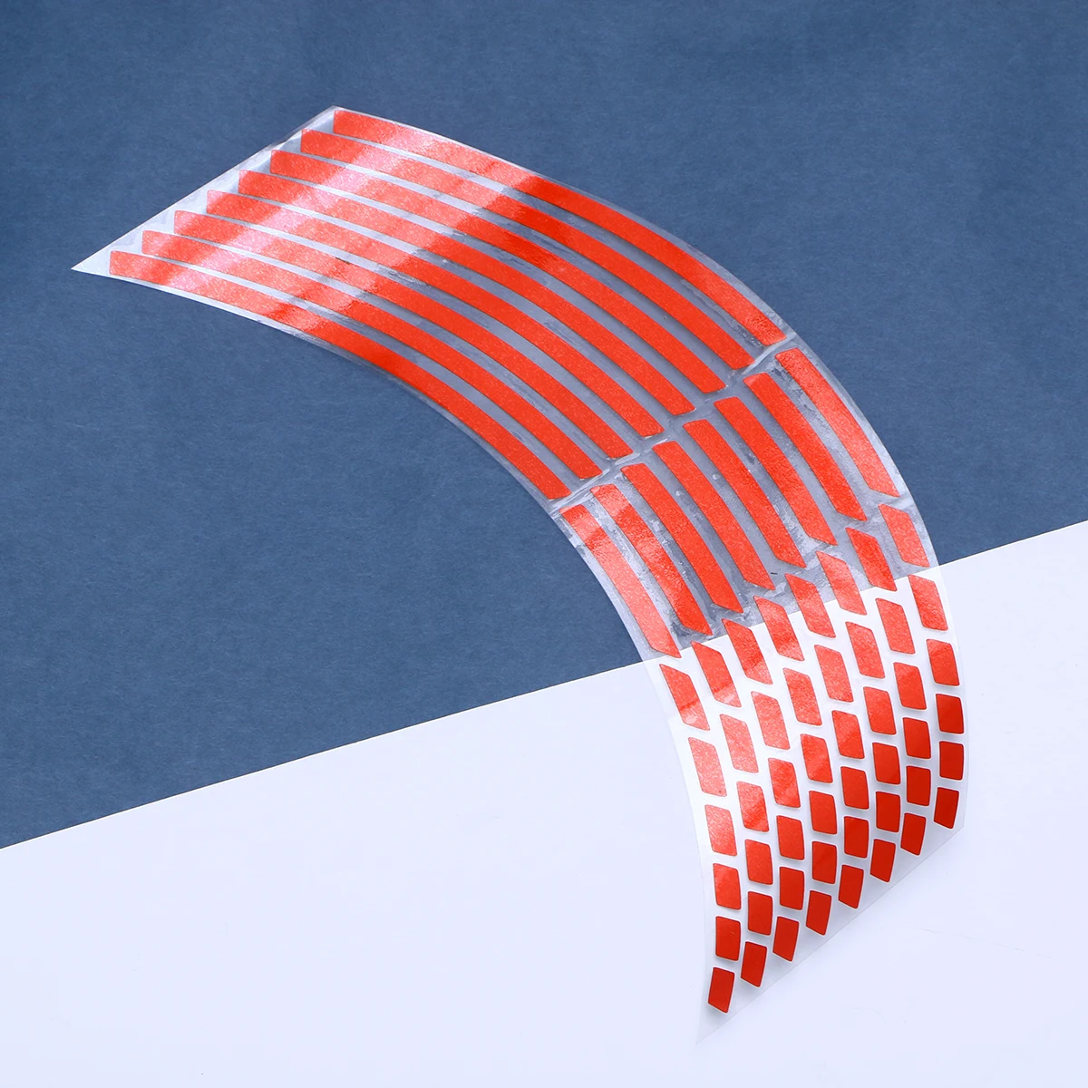 

Motorcycle Decal Stickers 18 Inch Red Rim Stickers Waterproof Non Fading Motorcycles Car Wheel Rim Sticker Motorcycle