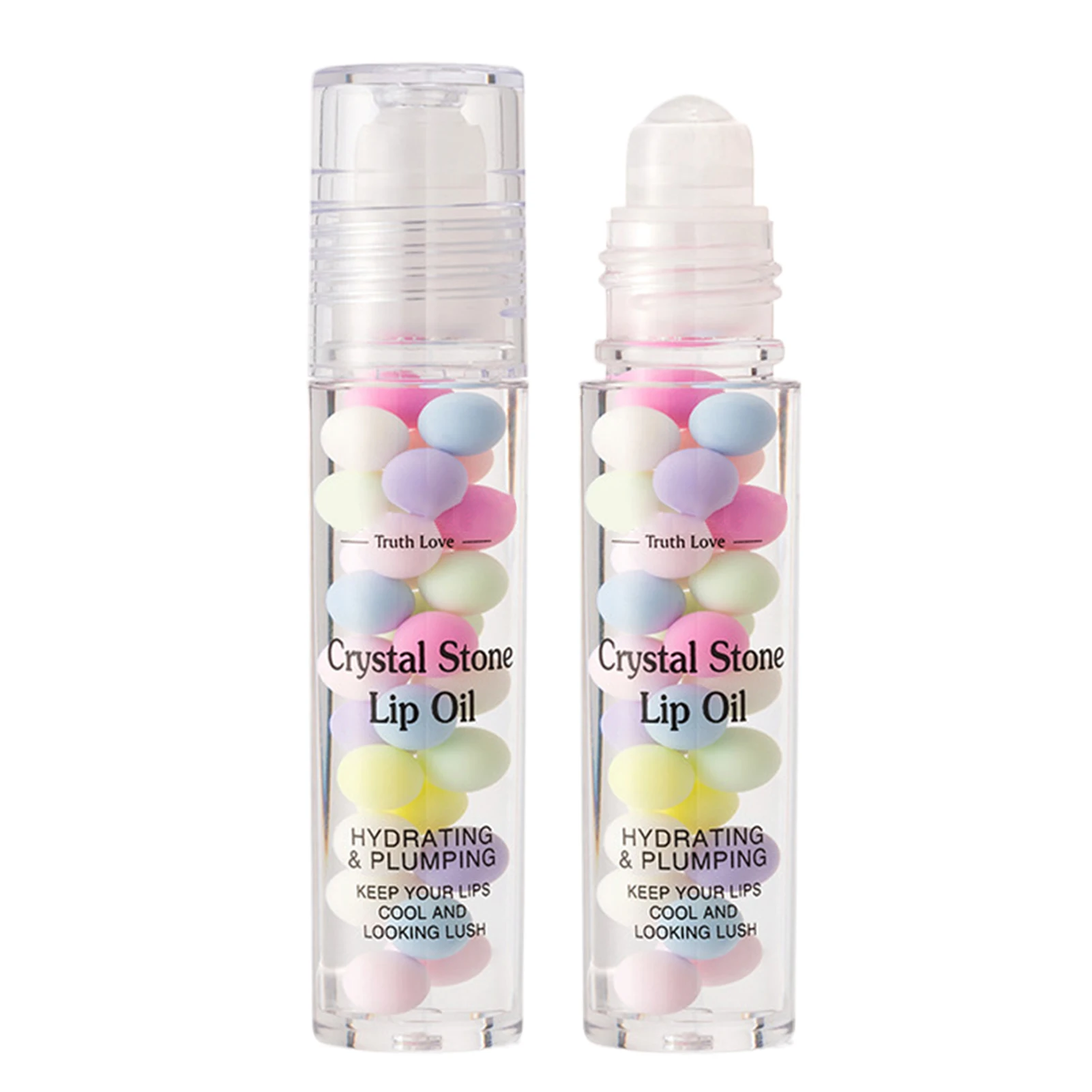 Roll-on Lip Balm Lip Oil Long Lasting Hydrating Lip Gloss Student Moisturizing And Moisturizing Glass Lip Glaze Rolling Ball