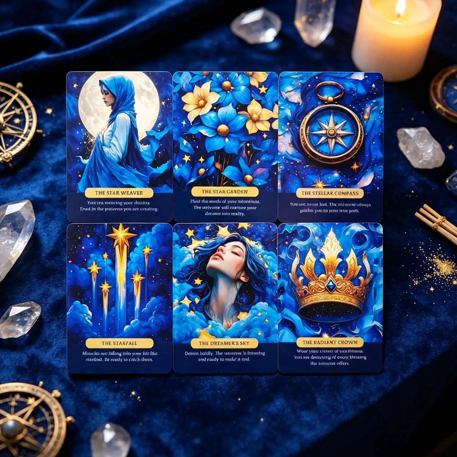 Tarot Oracle Cards English 44 Sheets Board Game Paper Prop Celestial Oracle Cards Beginners Tarot for Boys Girls Teens Students