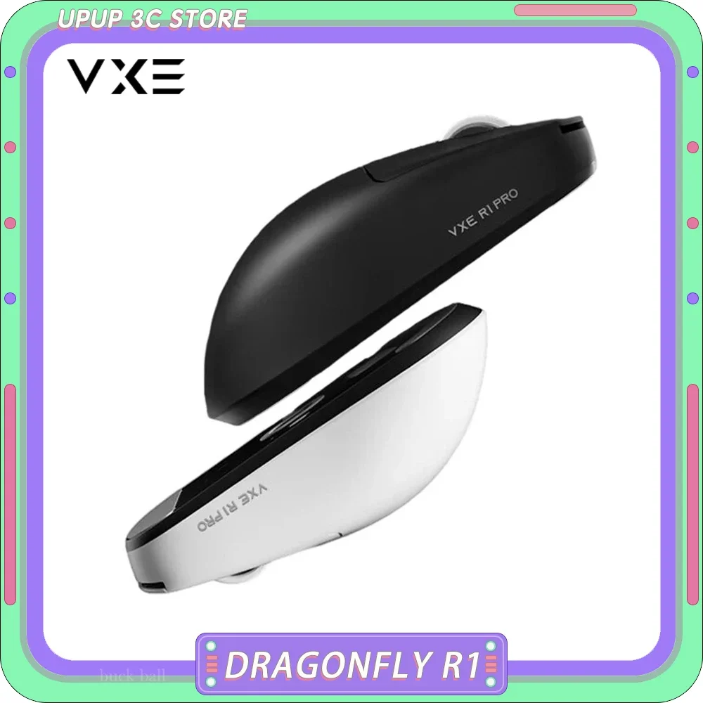 

Игровая мышь Vgn Vxe Dragonfly R1 Pro, беспроводная Bluetooth мышь R1 Max Paw3395, легкая пользовательская компьютерная мышь, подарок