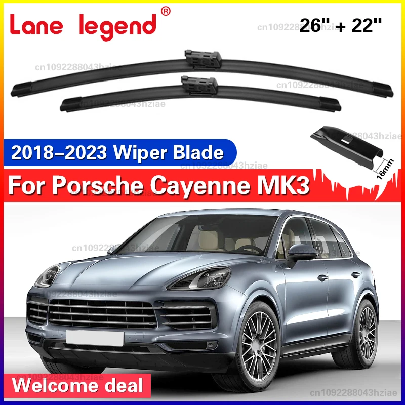 Für Porsche Cayenne 9YA 9YB MK3 2018 2019 2020 2021 2022 2023 Wischerblätter Frontscheibe Windschutzscheibe Zubehör