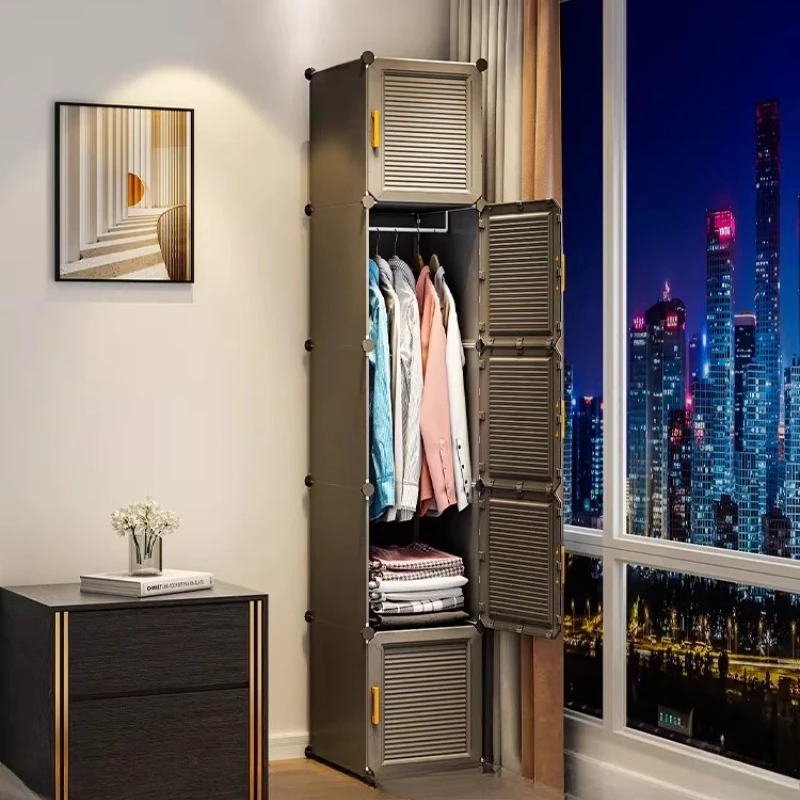 Nordic Minimalist Wardrobe Bedroom Organizer Cube Display Storage Clothes Wardrobe Partitions Modern Guarda Roupa Home Furniture