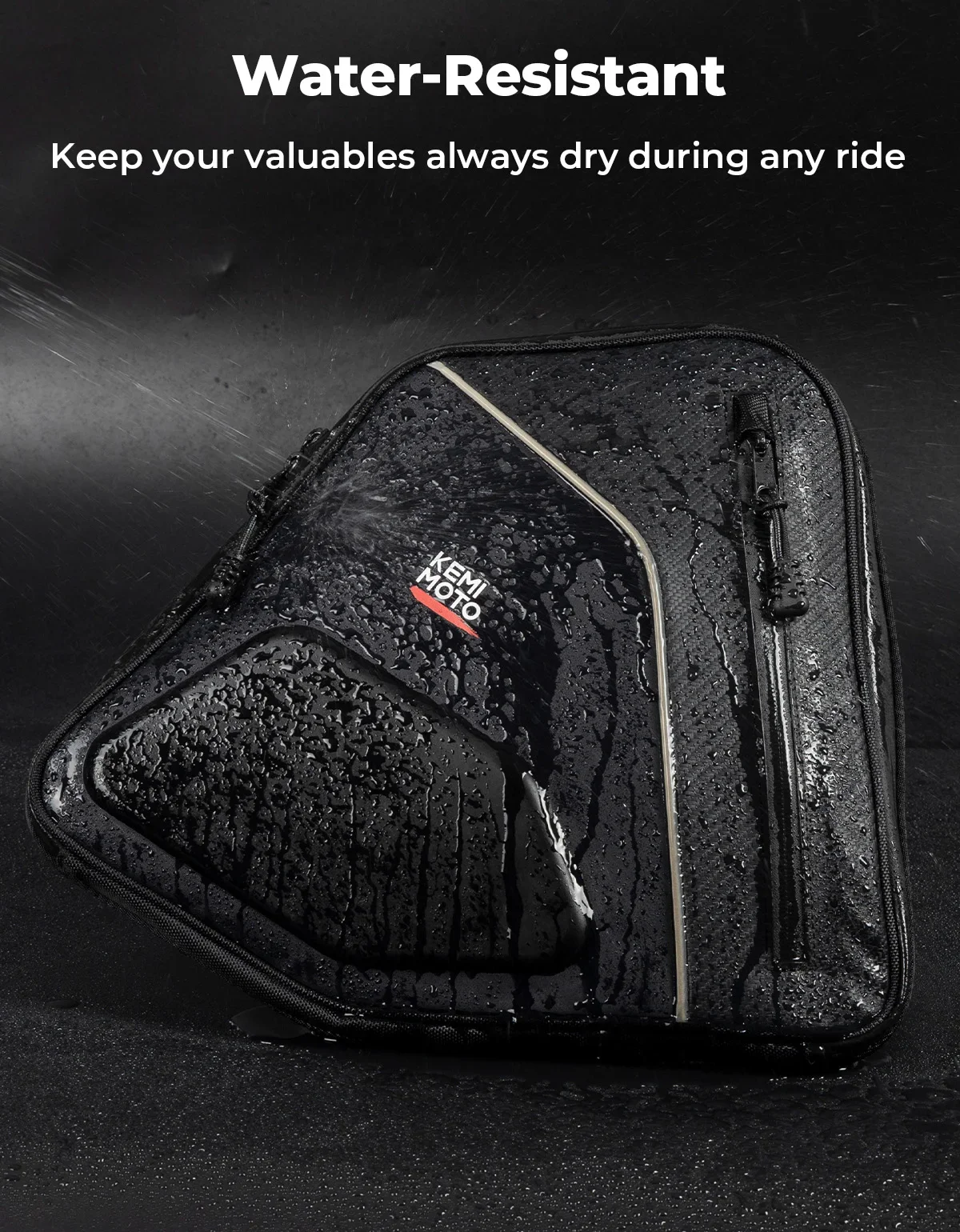 Bolsas de puerta EVA, bolsa de almacenamiento con protección de rodilla para Can-Am Maverick Trail/Sport/Commander 700 800 1000 R Max, cremallera resistente al agua