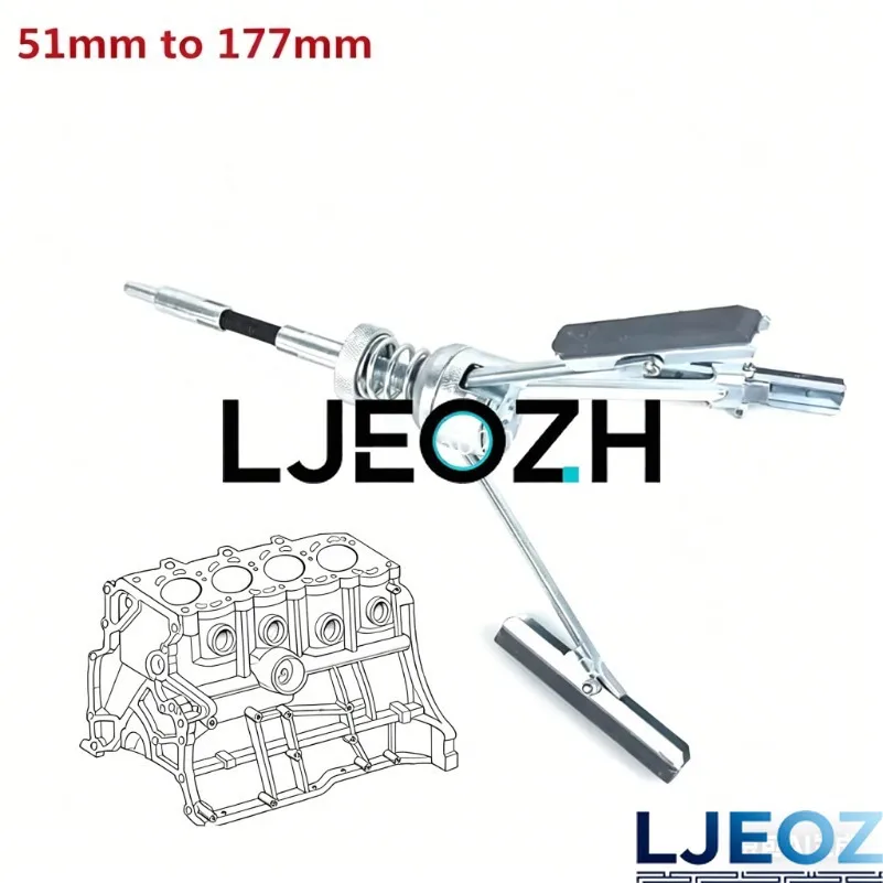 4 Size Adjustable Brake Piston Cylinder Hone Tool 3 jaws stone Range:19-63mm 32-88mm 51-177mm 3 Jaw Cylinder Sander