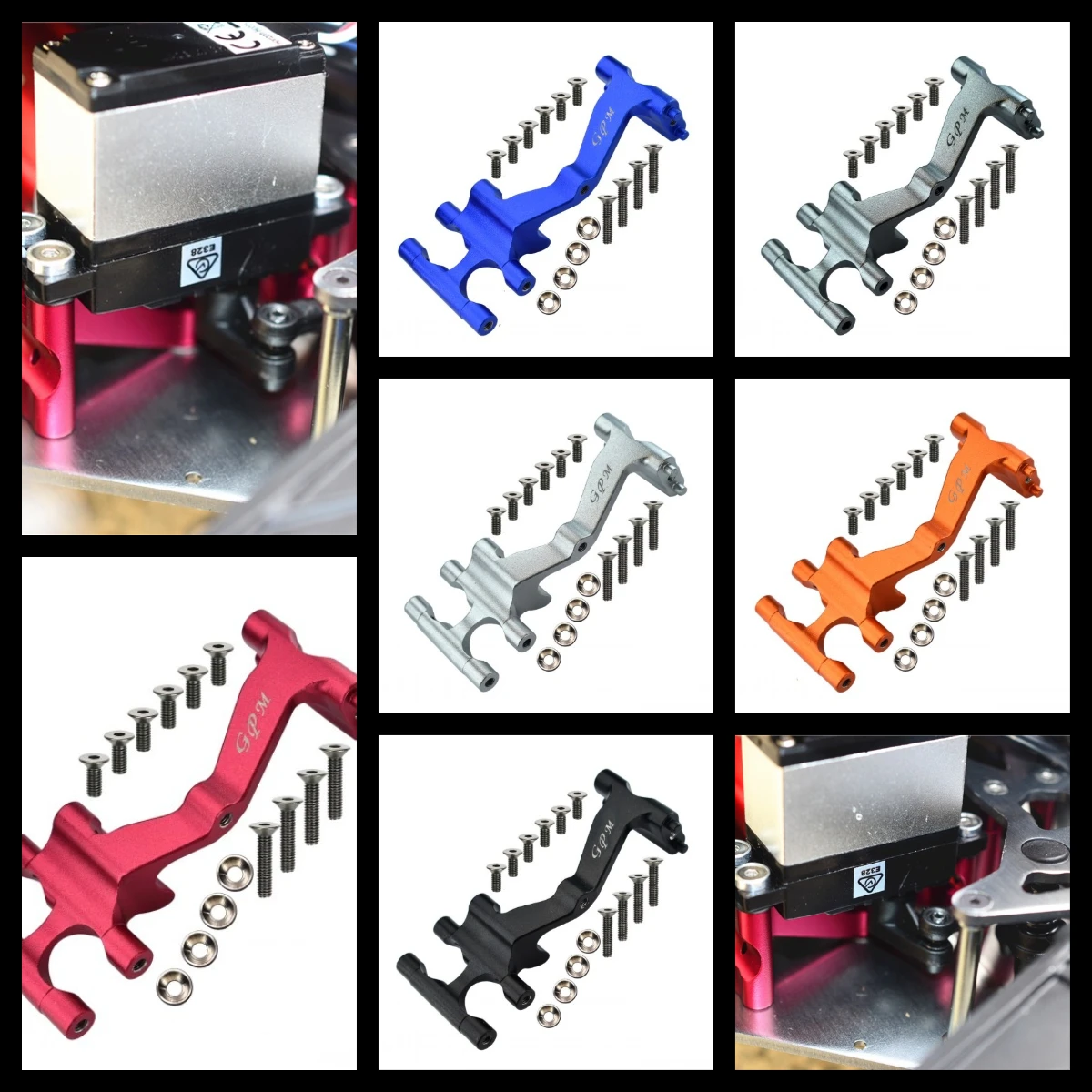 

GPM Aluminum Servo Mount For LOSI 1/10 Baja Rey 、LOSI 1/10 Rock Rey