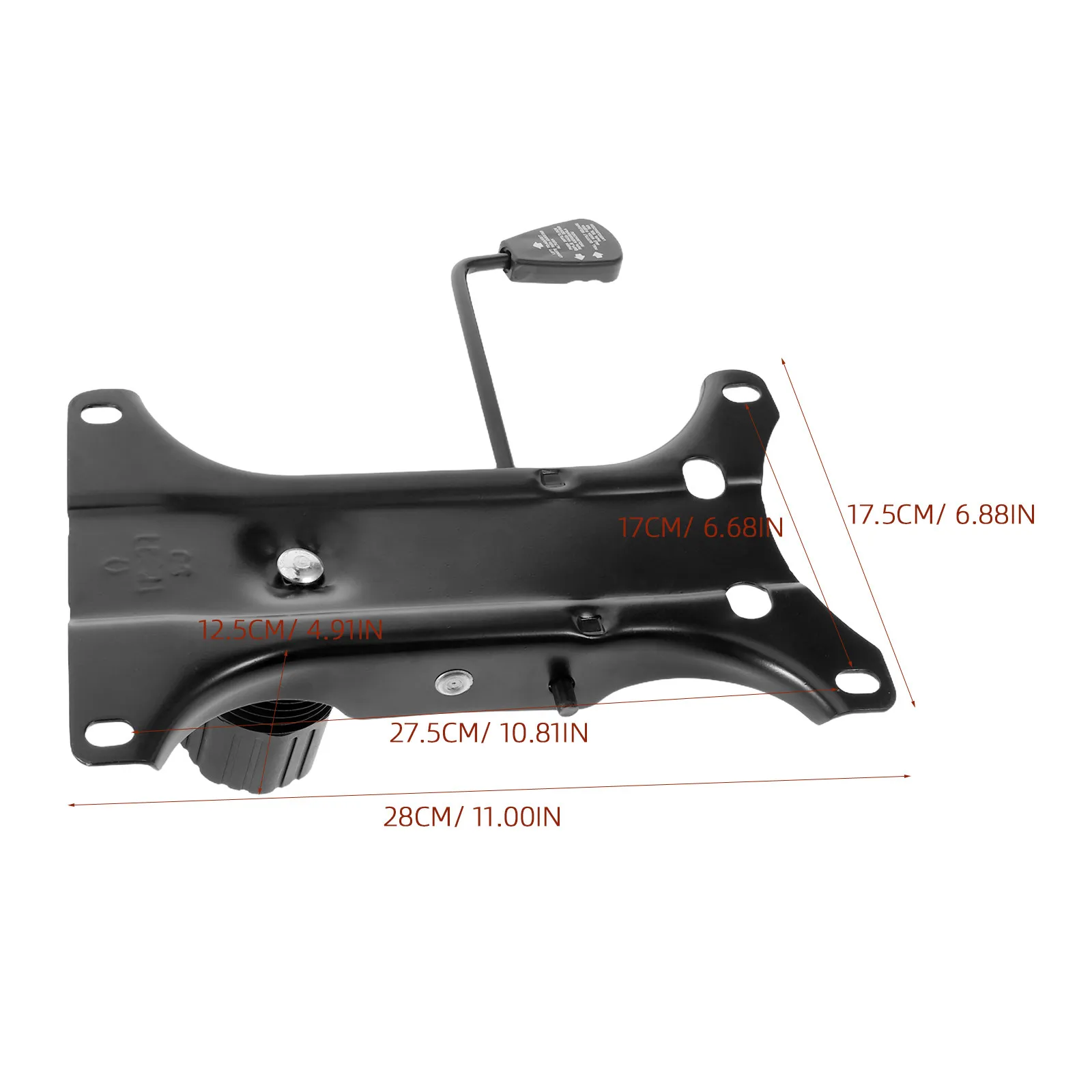 Swivel Chair Rotating Base Heavy Duty Seat Tilt Control Backrest Recline Adjustment Parts Replacement Swivel Chair Mechanism