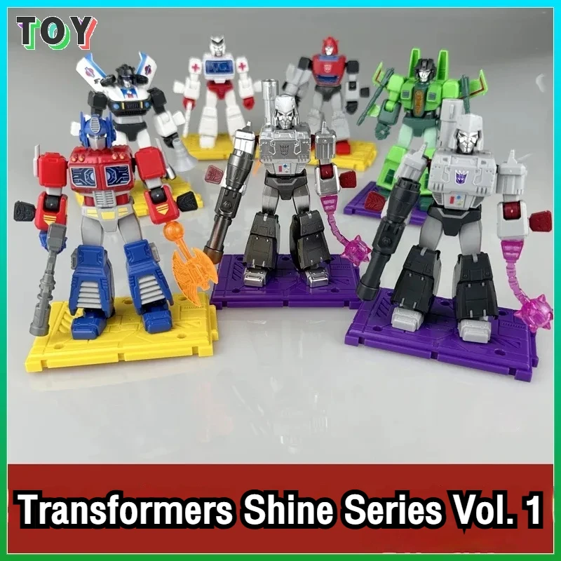 

Blokees Shining Series No.1 Soundwave Transform Animation Movie Movable Model Figure Collectible Toy Luminous Design For Kids