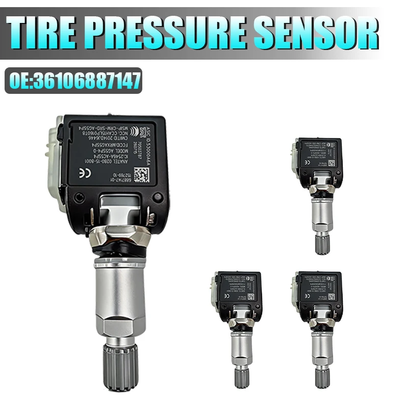 TPMS Sensor 36106887147 For BMW G01 G11 G20 G30 G31 540i 740i 433MHz Tire Pressure Monitoring Sensor Replacement 6887140