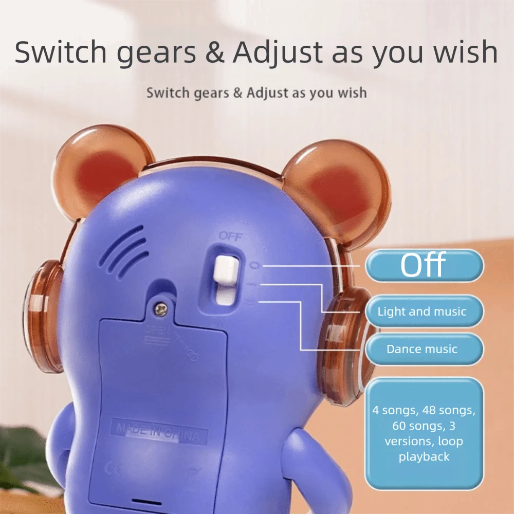 Singing Dancing Flashing Dancing Animal Educational Crawl Learning Electric Craw Learning With Light Musical