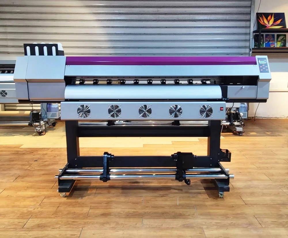Canvas Weak Solvent Roll Digital Printing Plotter Inkjet Large 6ft Vinyl Sticker Printer Weak Solvent