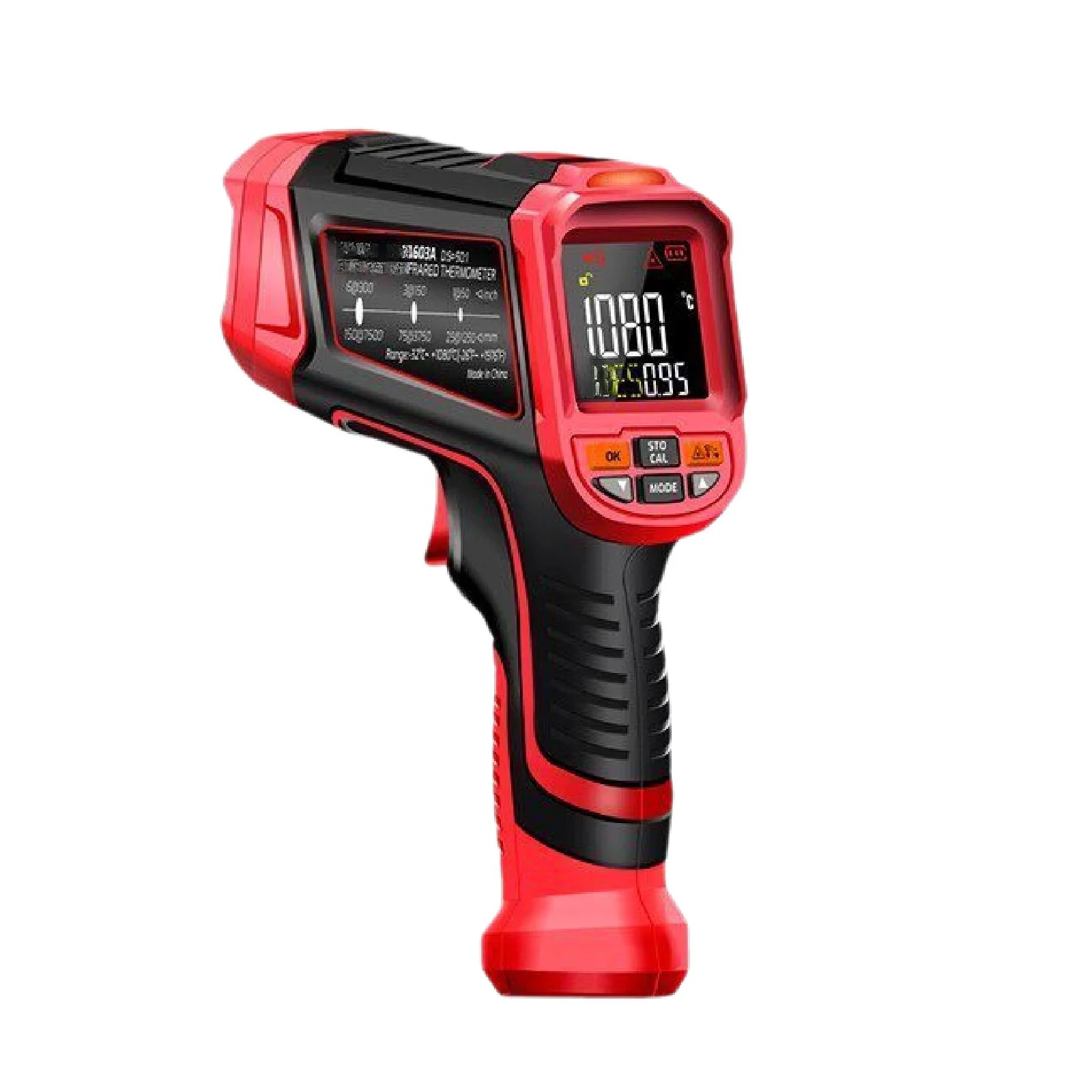 Temperature Gun for Furnace Metal Oil Surface Non Contact High Temp Industrial Use TA603 Infrared Thermometer -32℃ to 2200℃ IR