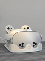 Base de carga para Meta Quest 3S VR Headest Estación de carga rápida con soporte de carga de luz RGB para Meta Quest 3S/Quest 3/Quest 2
