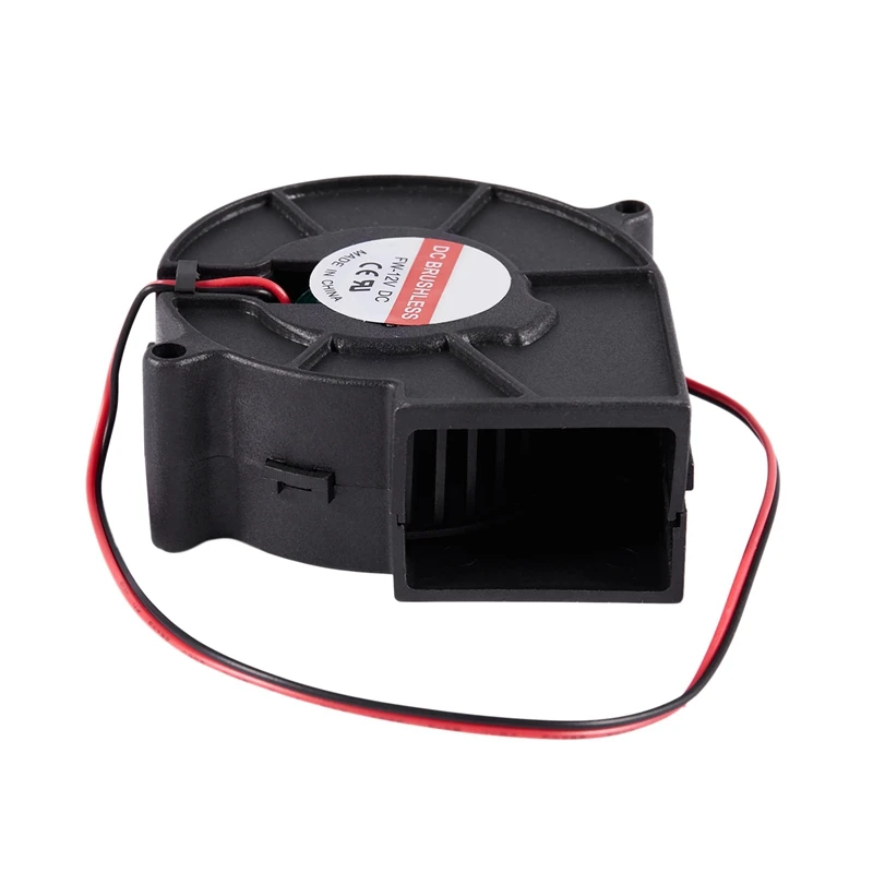 Ventilador de refrigeración para ordenador y PC, RISE-3Pcs, 75Mm X 30Mm, DC 12V, 0.36A, 2 pines