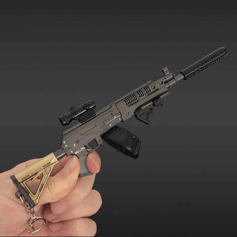 انفصال RPK16 رشاش نموذج سبيكة لعبة لعبة تحصيل المفاتيح حلية