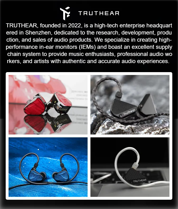 Truthear HEXA 1DD+3BA Hybrid Earphones with 0.78 2Pin Cable