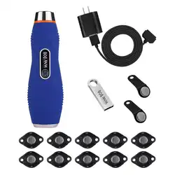 JWM-iButton Toque Guarda Tour Sistema com Lanterna, Patrulha De Segurança Equipamentos Para Hotéis, Parque Industrial, IP67