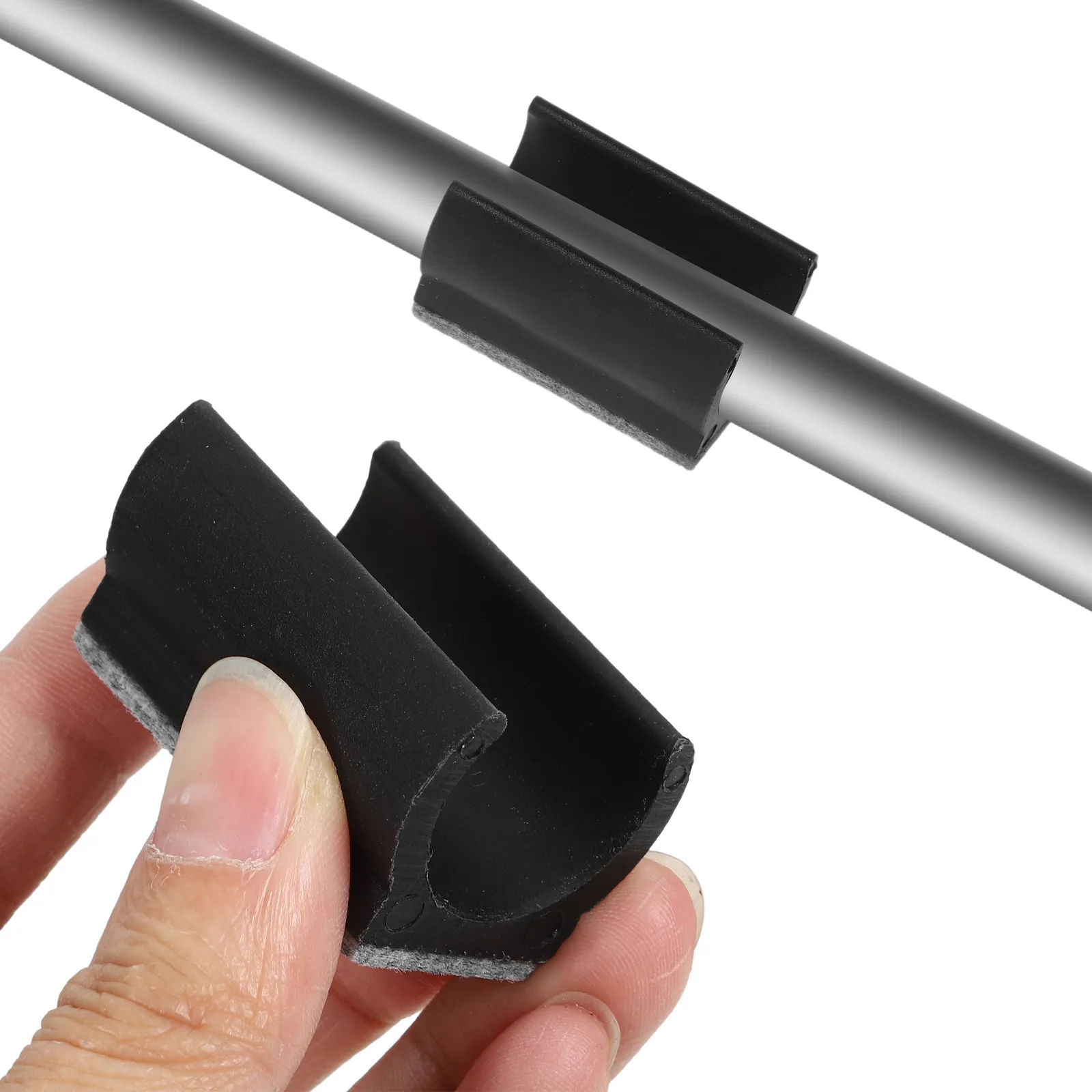 10Pcs U-Shaped Furniture Pads Chair Leg Felt Protector for Hardwood Furniture Noise Dampening Non-Slip Chair Feet