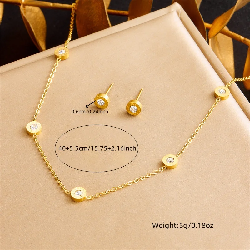 DIEYURO 316L Stainless Steel Pearl Butterfly Flower Golden Necklace Earrings For Womens 2024 New Party Gift Fashion Jewelry Set