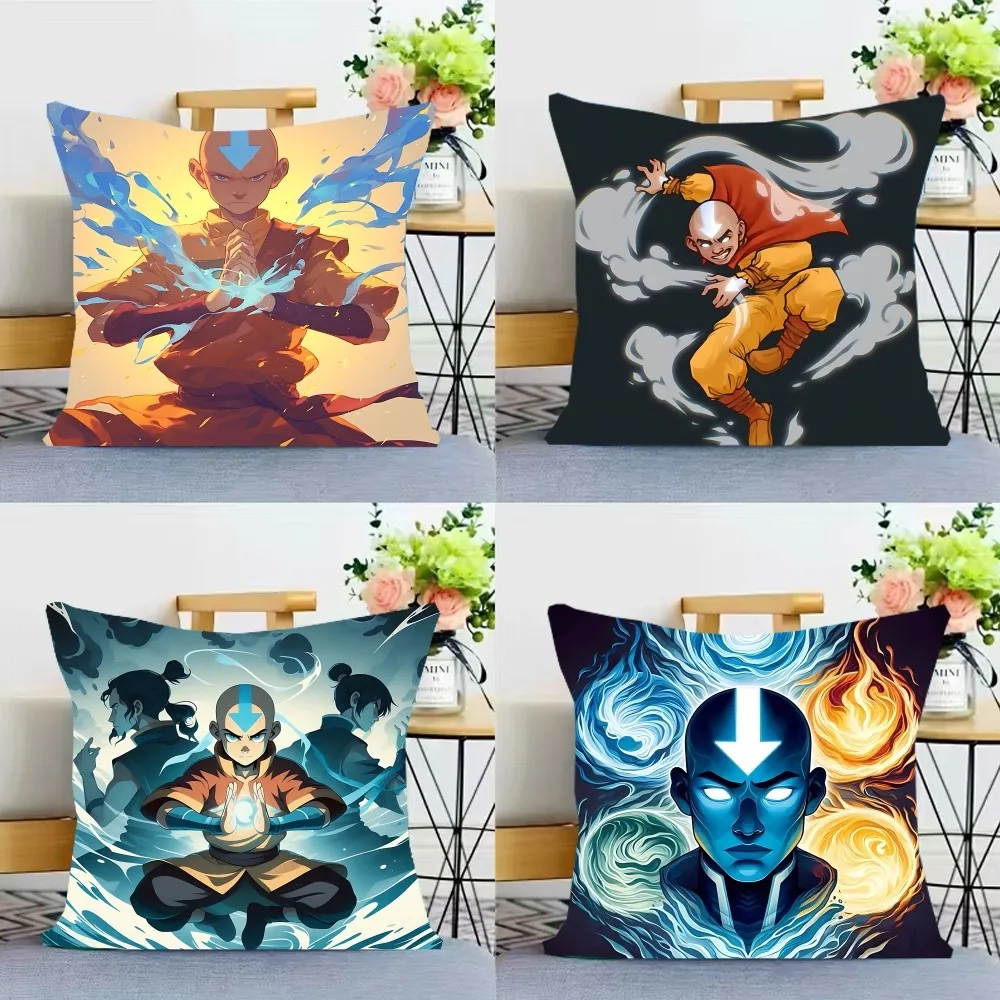 

Avatar The Last Airbender PillowCase ThrowPillow Cover Nordic Vintage Style Cushion Covers Home Living Room SofaCouch Seat Decor