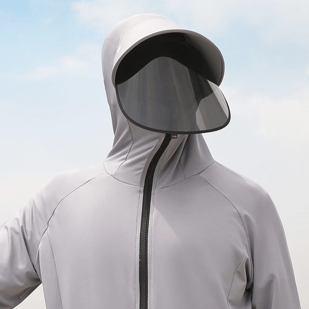 

Grey L Size Men Waterproof Uv Protection Coat Lightweight Breathable Sunscreen Clothing Outdoor Sun Clothing for Travel Running