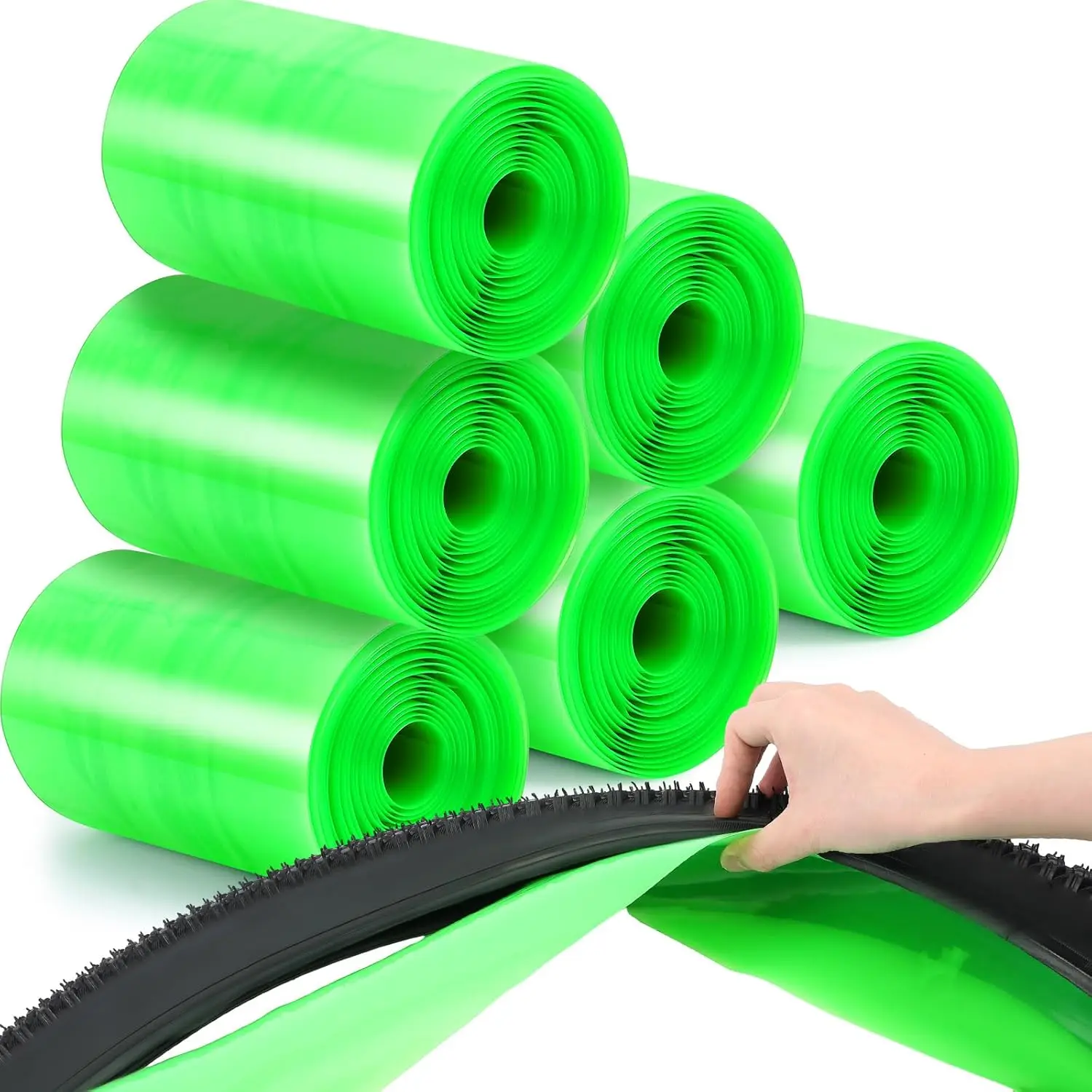 

Fat Bike Tire Liner for 29 x 4-5 Inch Bike Tires Puncture Resistant TPU Liner Longer Lasting Protector for Mountain Road Bicycle