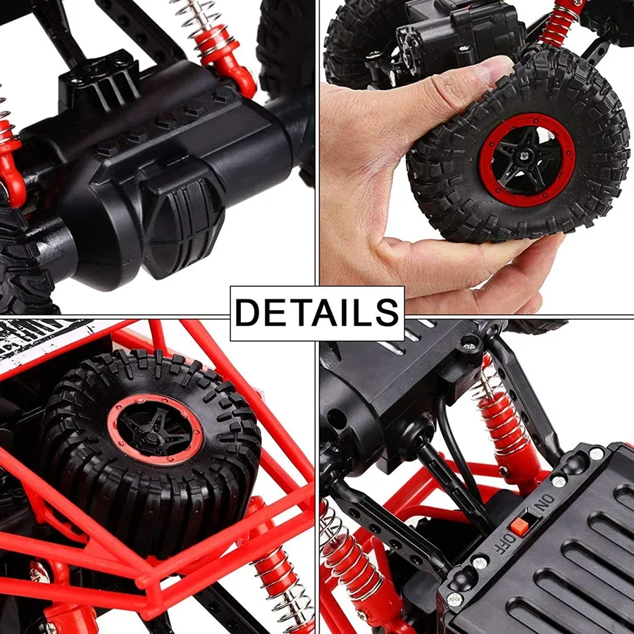 4WD RC Car Remote Control Cars Buggy Off Road Radio Control Trucks Wspinaczka Monster Drift Zabawki Prezenty dla dzieci Chłopcy Dziewczynki