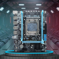 X79 PC Gaming Motherboard Intel H61 Micro-ATX Mainboard 1000Mbps LAN Onboard Computer PC Motherboards Support SATA 2.0 M.2 NVME