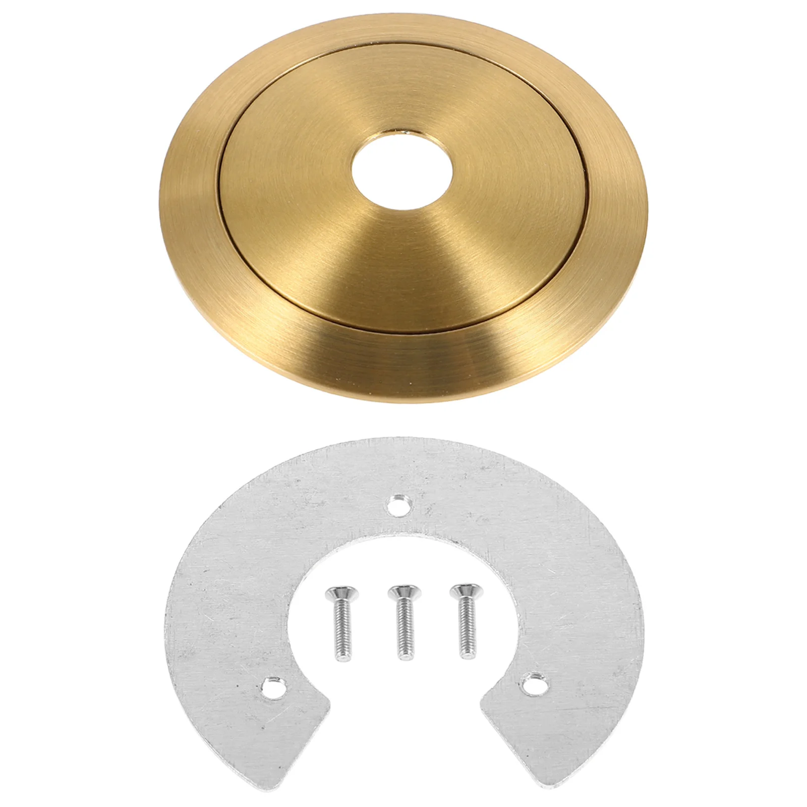 1 Juego de accesorios de Hardware para pantalla de lámpara de vidrio, anillo de fijación de lámpara de Metal para equipo de iluminación, anillo de conexión de pantalla Universal duradero